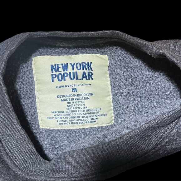 Gray Sweatshirt With Detroit on Front - Picture 7 of 9